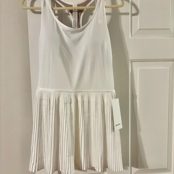Lululemon Scoop-Neck Pleated Linerless Tennis Dress - Picture 1 of 2
